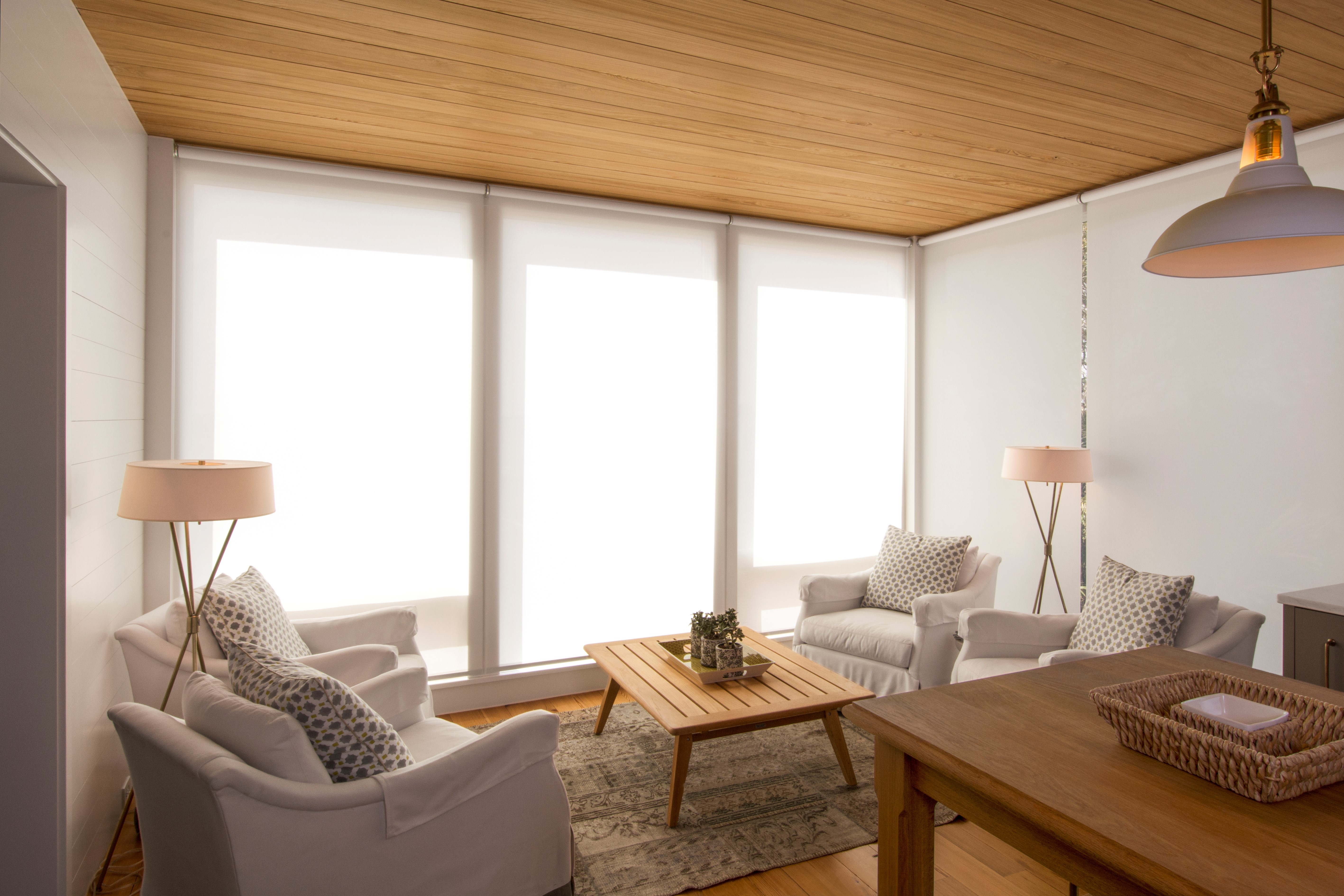 Lutron Shades — Living Room
